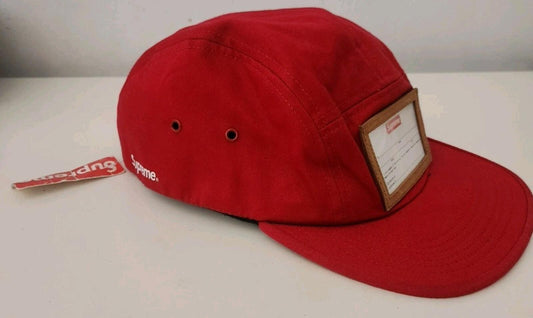FW15 Supreme Big Game Camp Cap Red Hat Made In U.S.A Vintage 2015 New With Tag