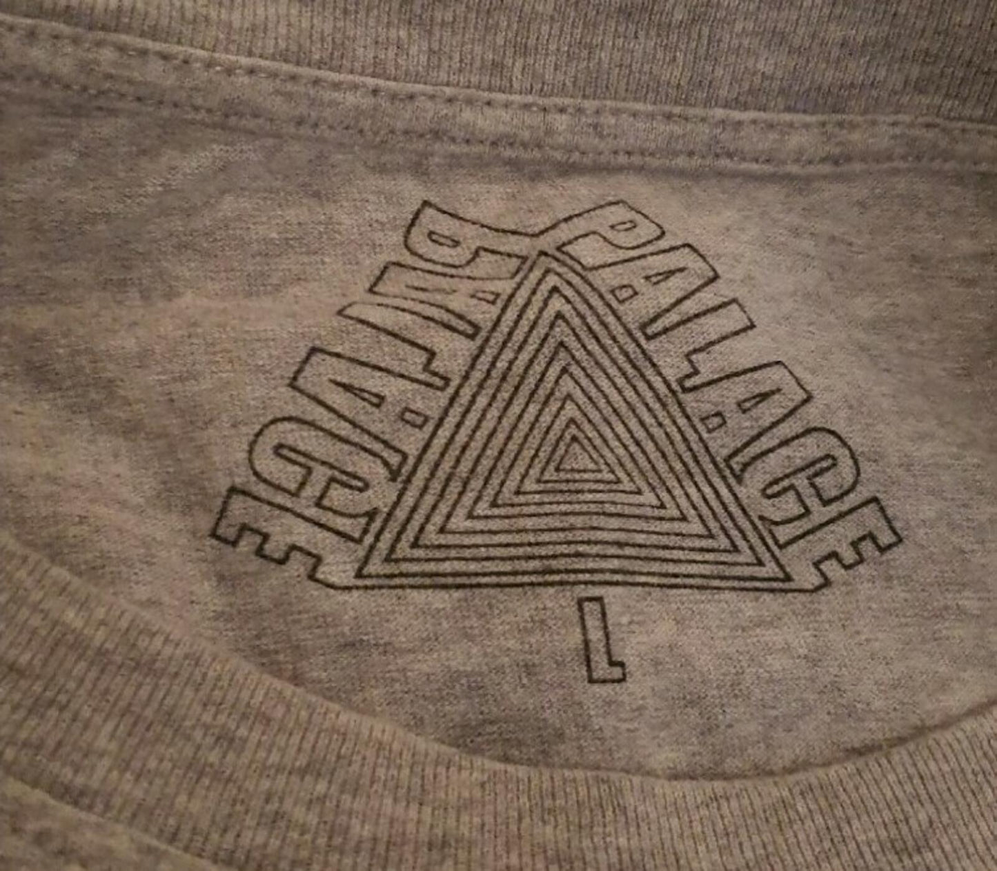 SS15 Palace Tablet Tee Heather Grey Size L