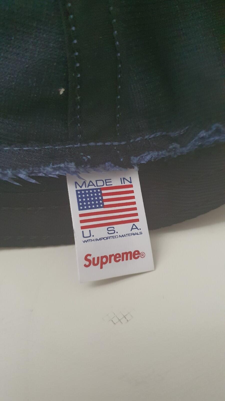 SS22 Supreme Raffia Crusher Hat Navy Size M / L