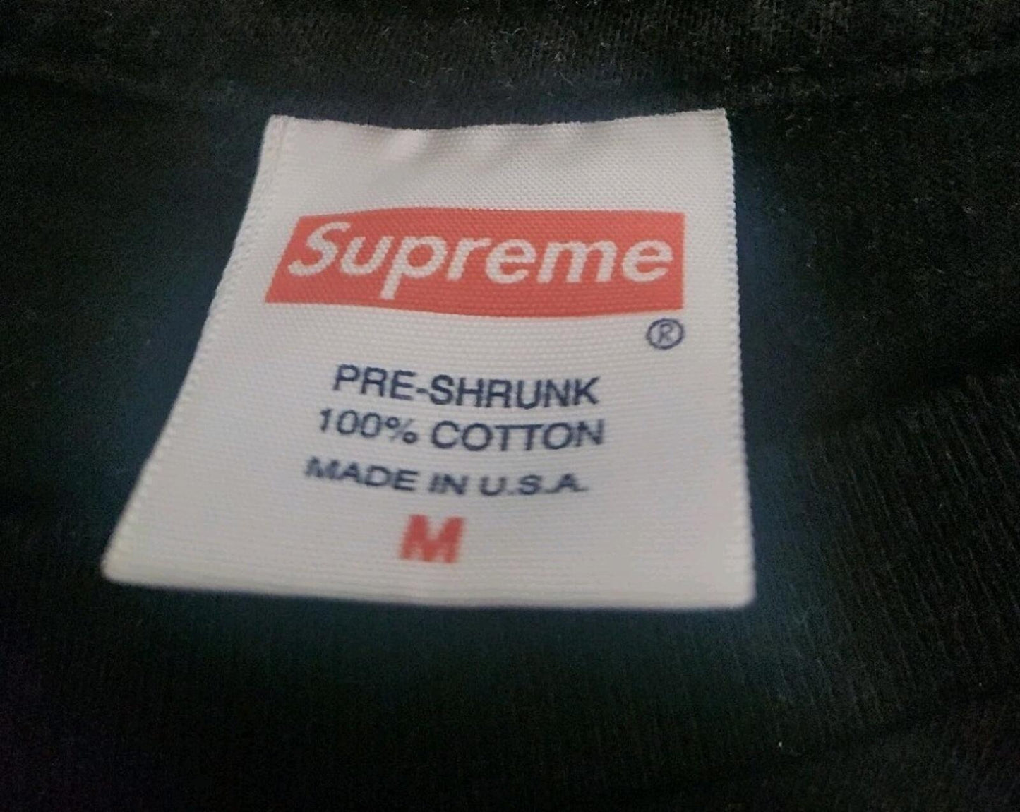 FW14 Supreme x KRS-One All Means Tee Black Size M