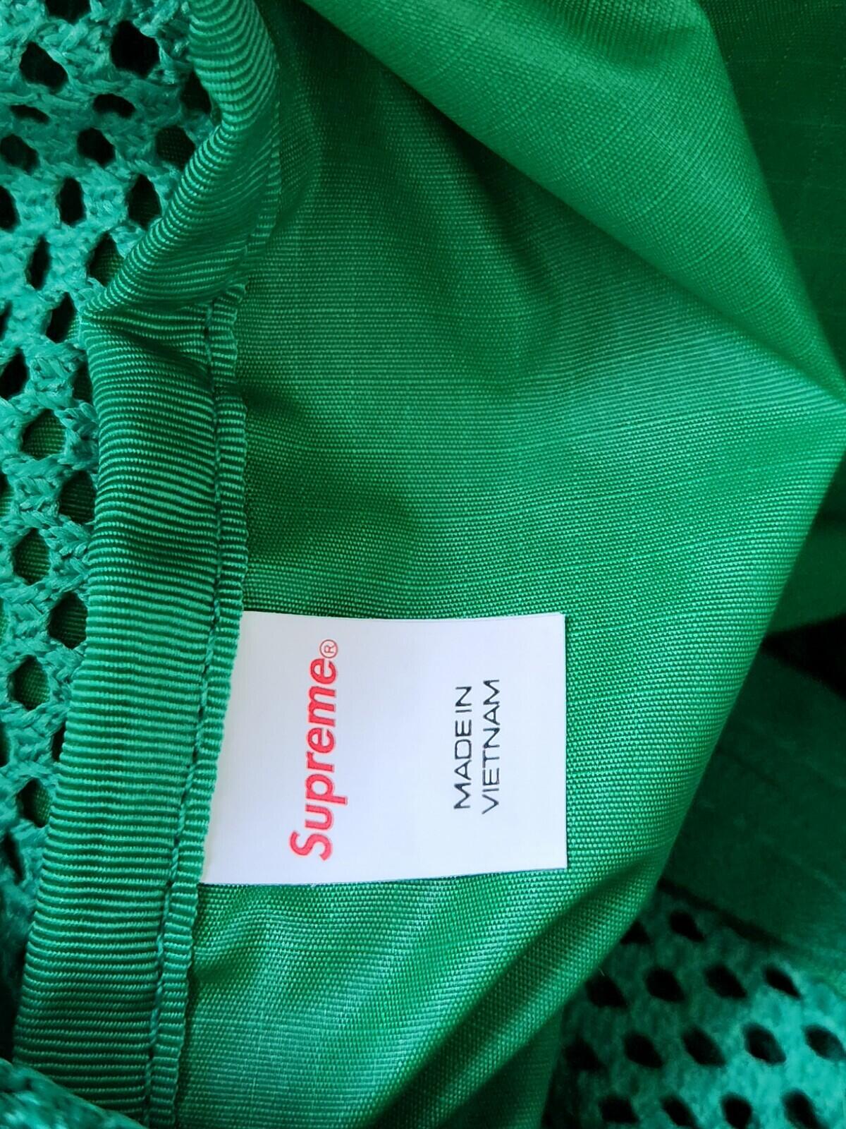 SS23 Supreme Mesh Rucksack Grün Tasche 21L Neu mit Etikett