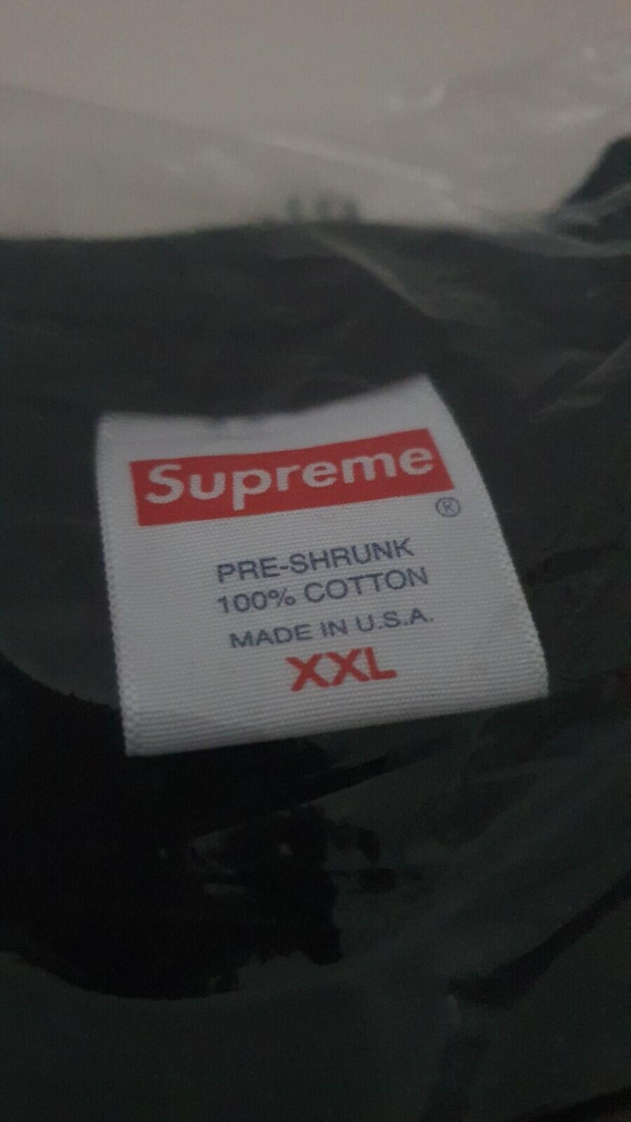 FW21 Supreme Spend it tee t-shirt black size XXL 2XL Christmas New And Unopened