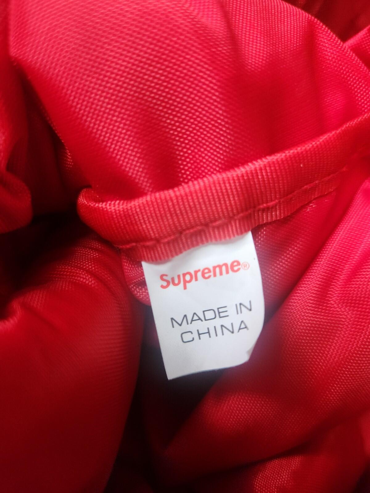 SS19 Supreme tote backpack Red bag cordura 18L nylon