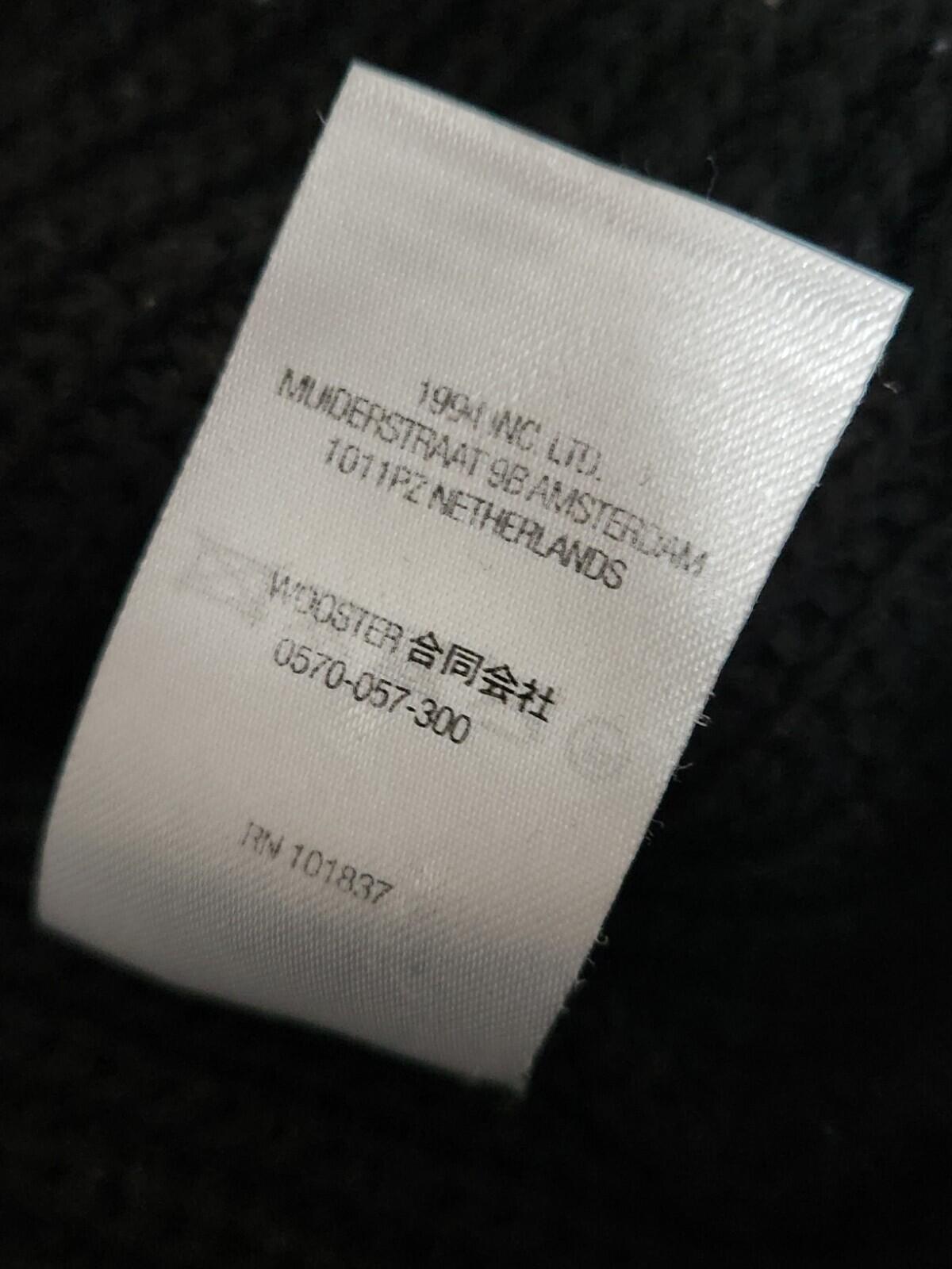 FW23 Supreme Small Box Ribbed Sweater Größe L large Black