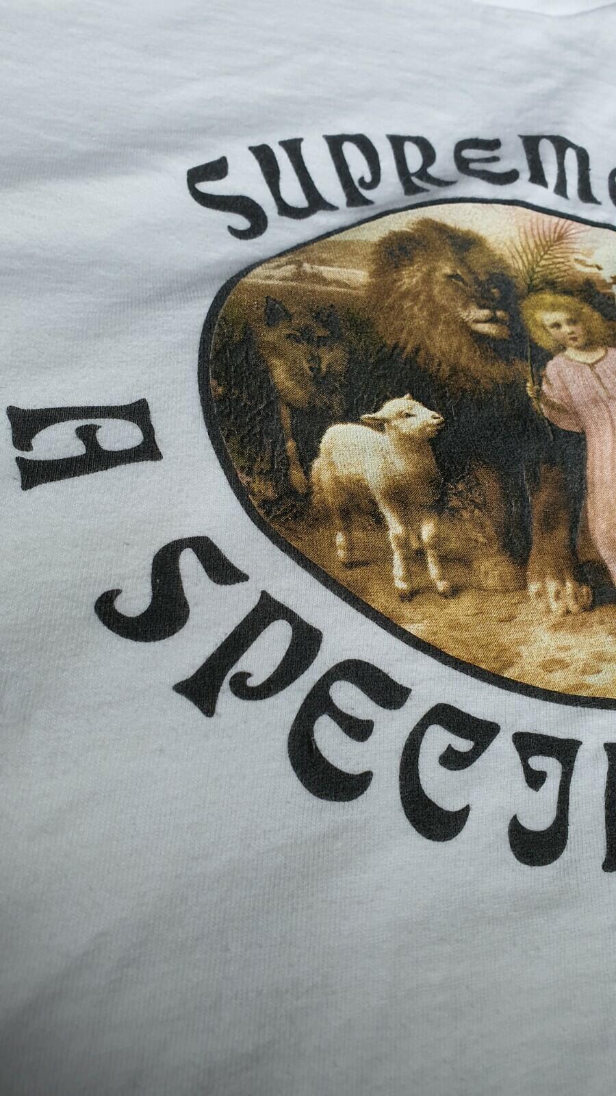 FW16 Supreme Is Special Feeling tee white T-shirt size XL