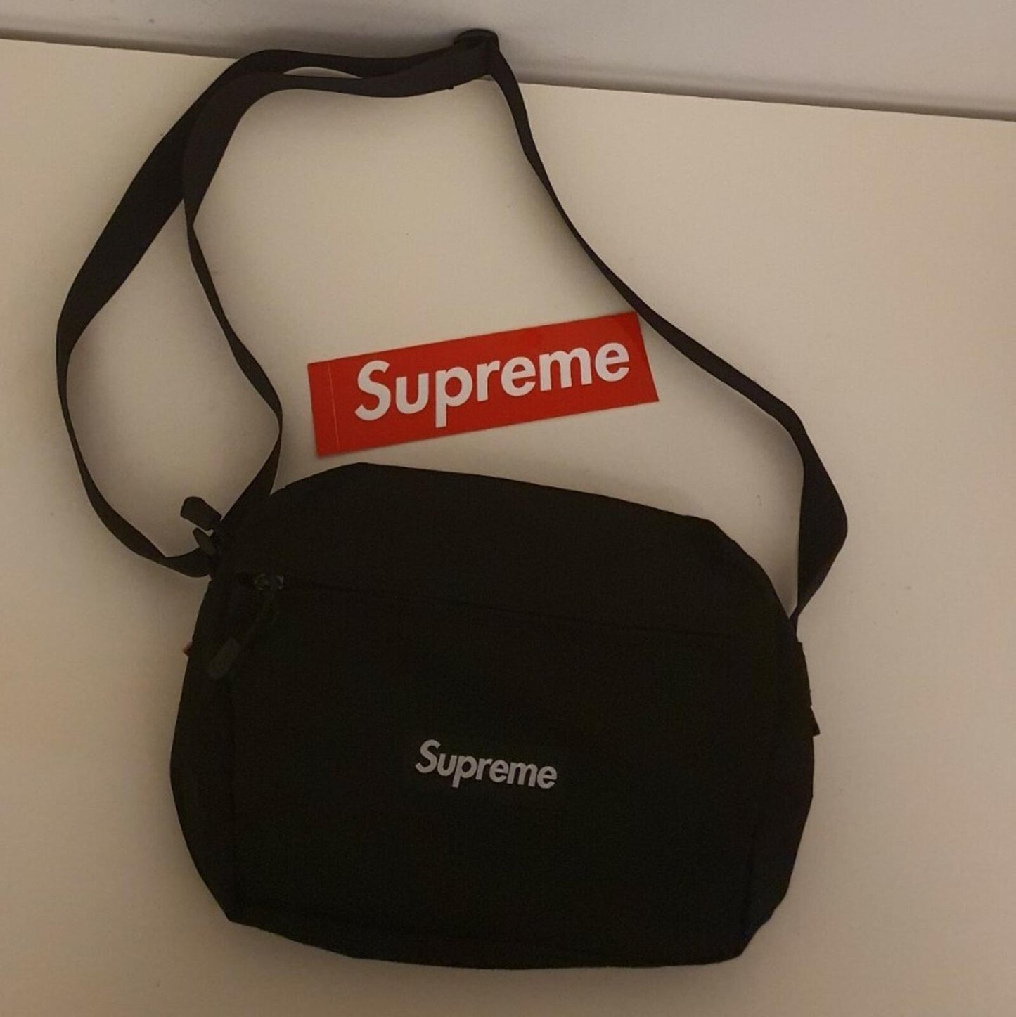 SS11 Supreme Shoulder Messanger Bag Black