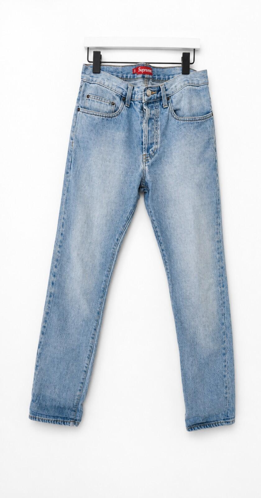 Supreme Vintage Slim Jeans Stonewashed Size 30 W30 L30 Stonewashed