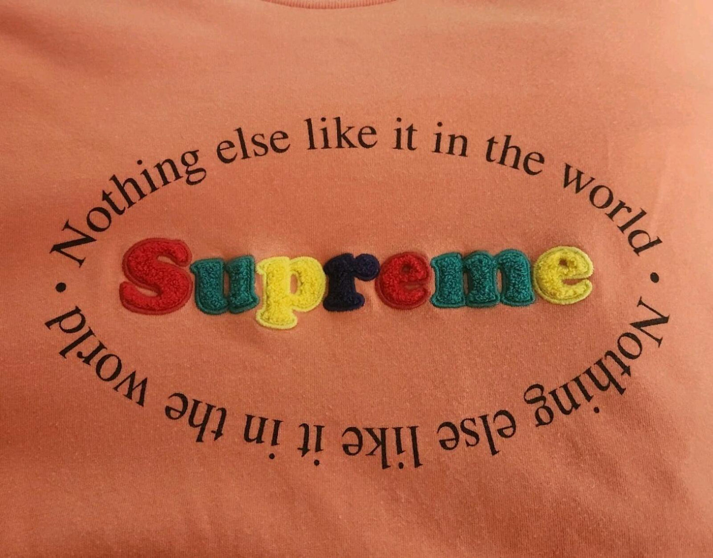 SS20 Supreme Nothing Else S/S top Orange Tee Size M