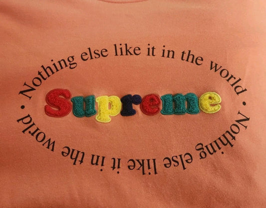 SS20 Supreme Nothing Else S/S top Orange Tee Size M