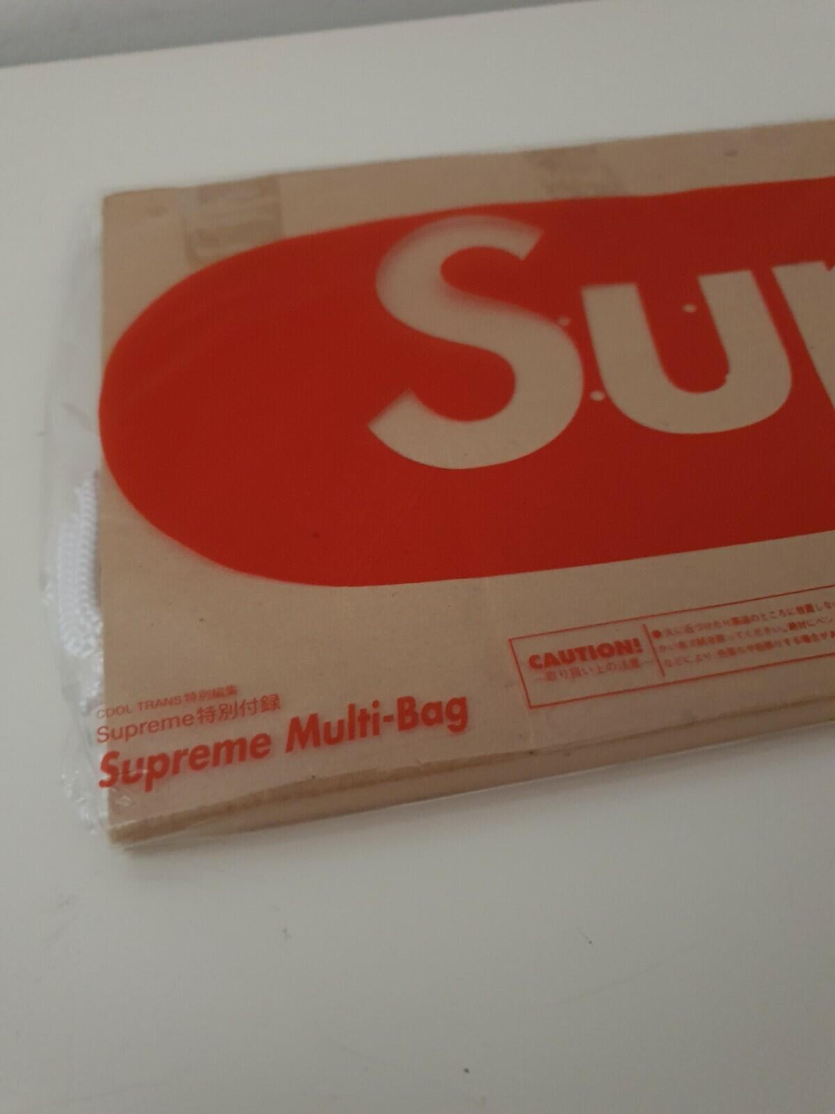 2007 Supreme drawstring multi bag box logo vintage new unopened Rare Accessory