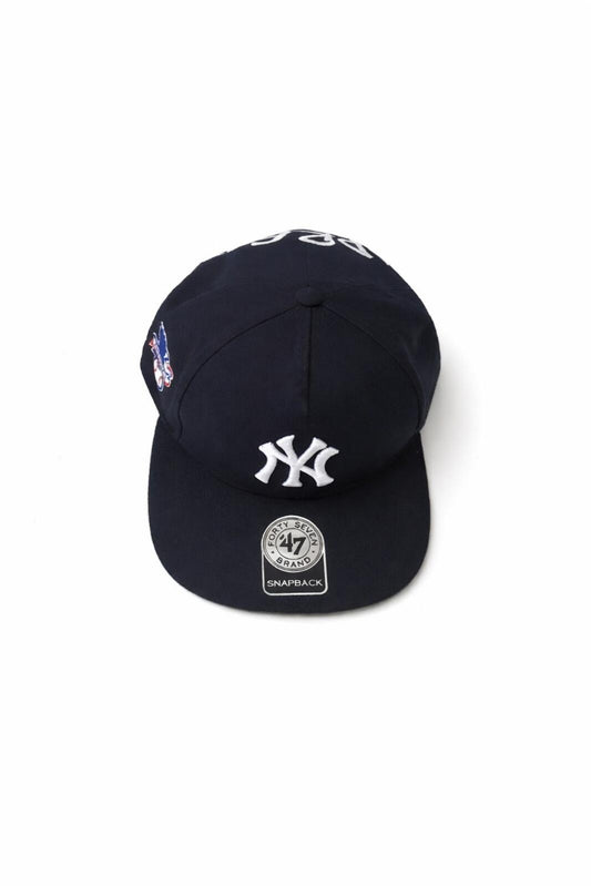 Gorra de 5 paneles Supreme x Yankees x 47 brand SS15 azul marino