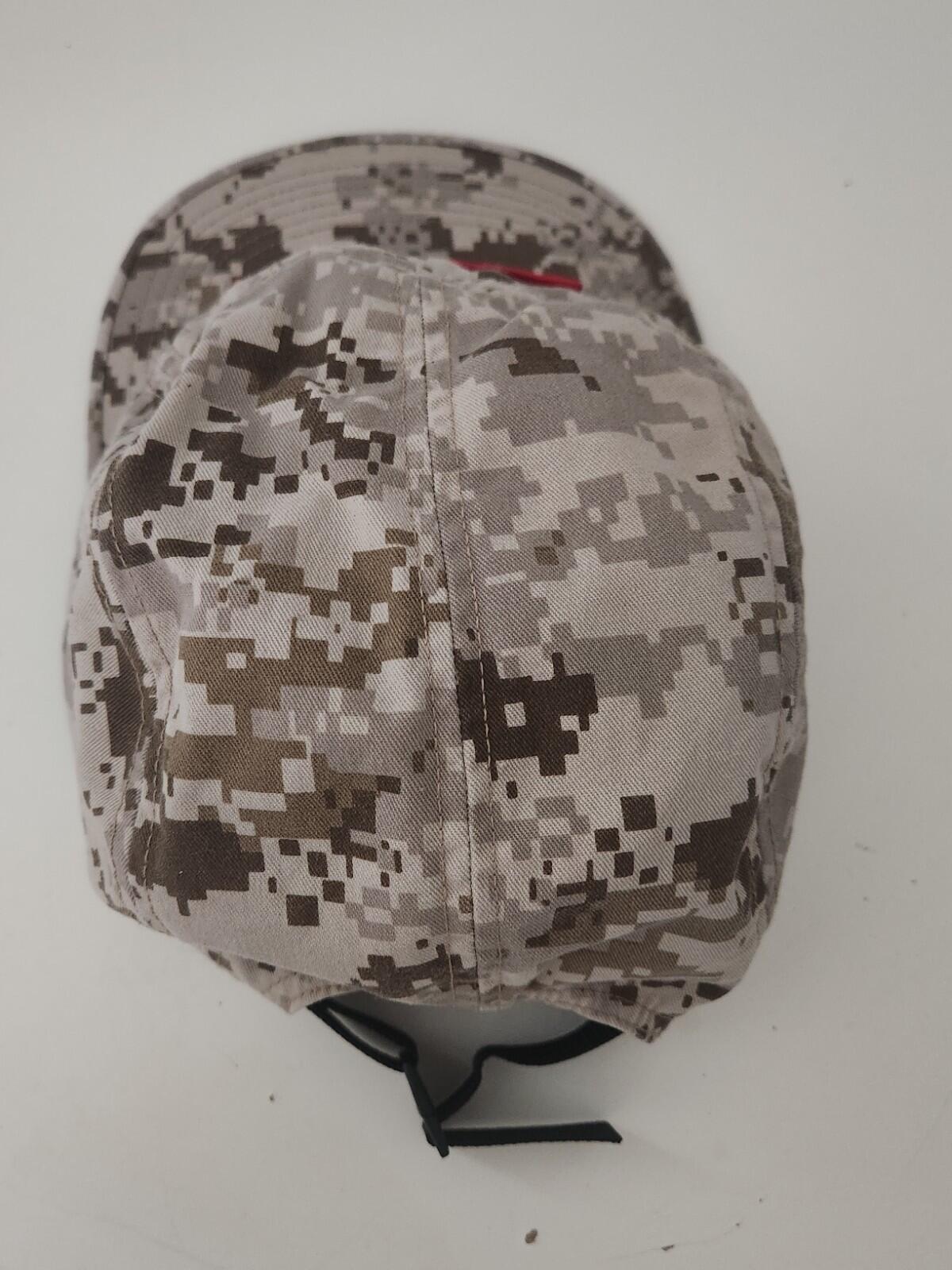 HW17 Supreme NYCO Twill Camp Cap Tan Digi Camo