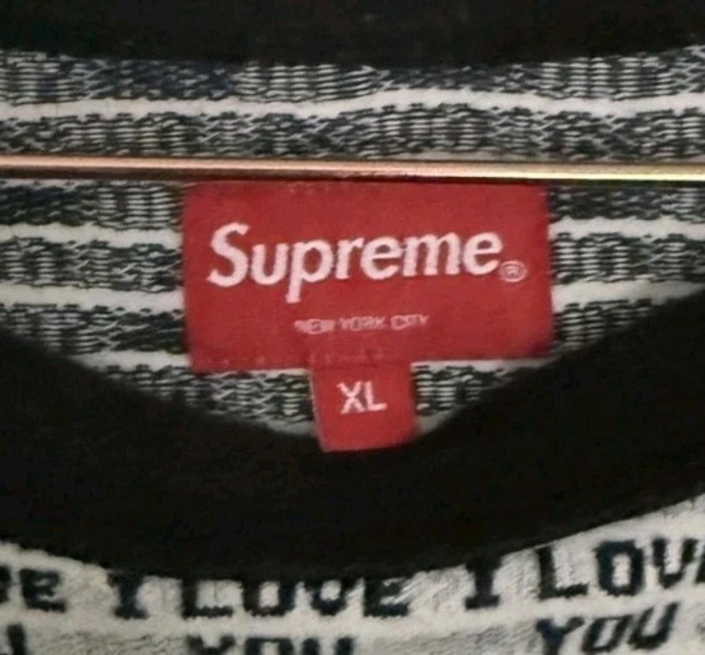 SS23 Supreme Patchwork Jacquard L/S top Jumper Crewneck Size XL 2XL XXL