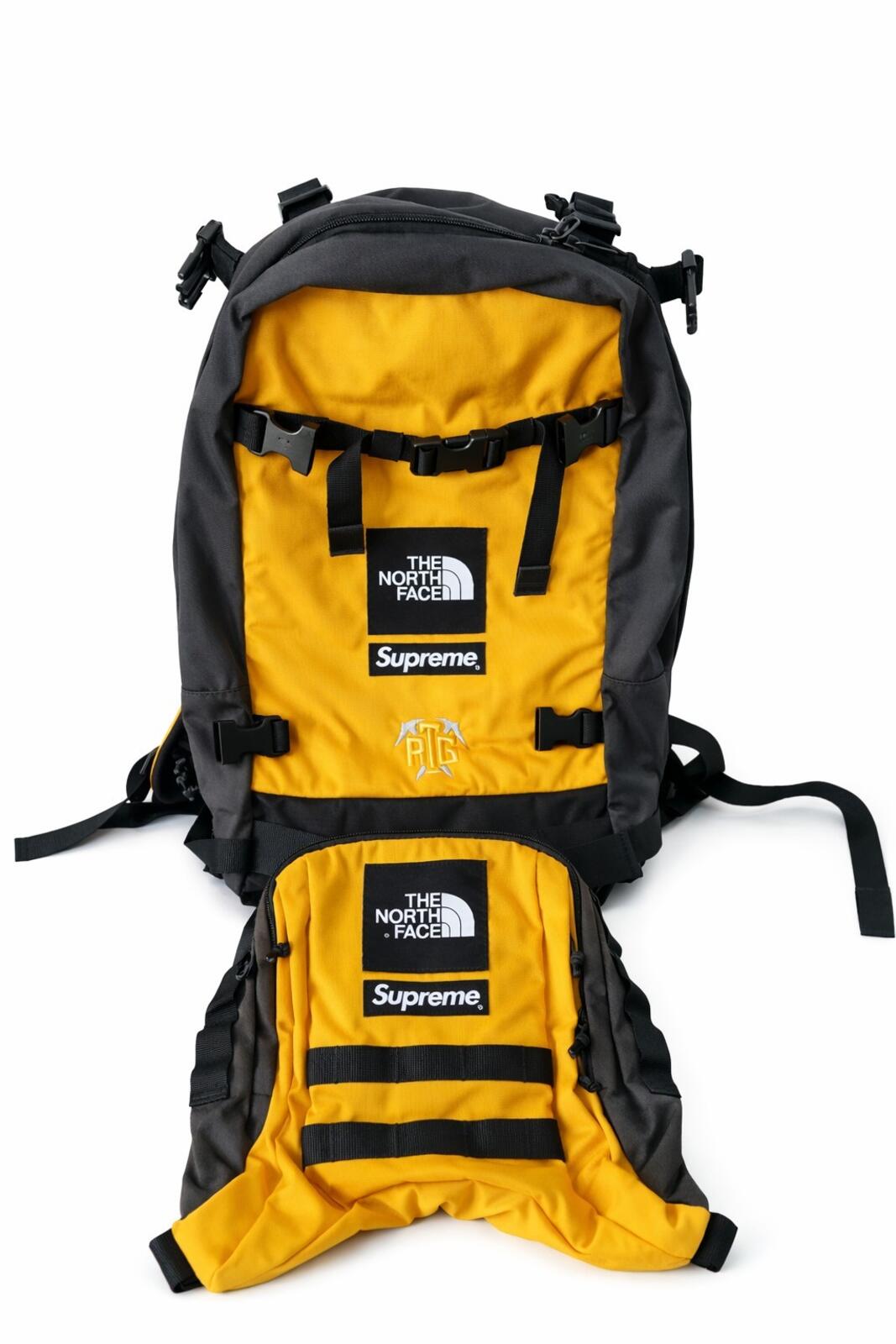 SS20 Supreme x The North Face RTG backpack Gold TNF bag 2 in 1 Water Resistant