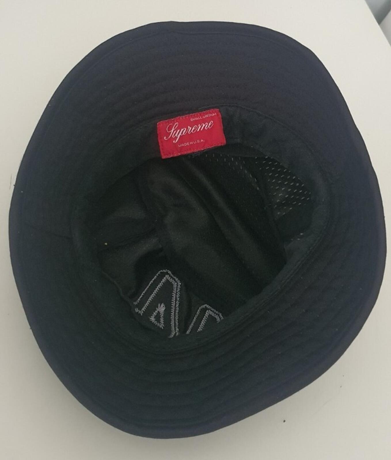 SS14 Supreme 20th Anniversary Mesh Crusher Hat Black Size S/M