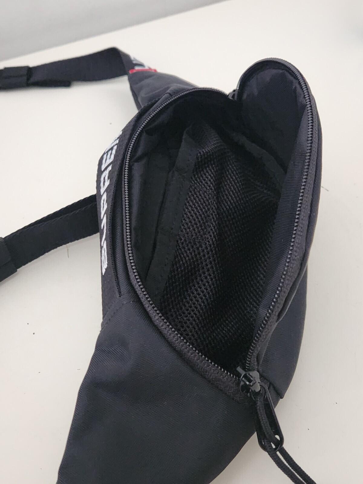 FW22 Supreme small waist bag Cordura shoulder Black water resistant Belt Pack