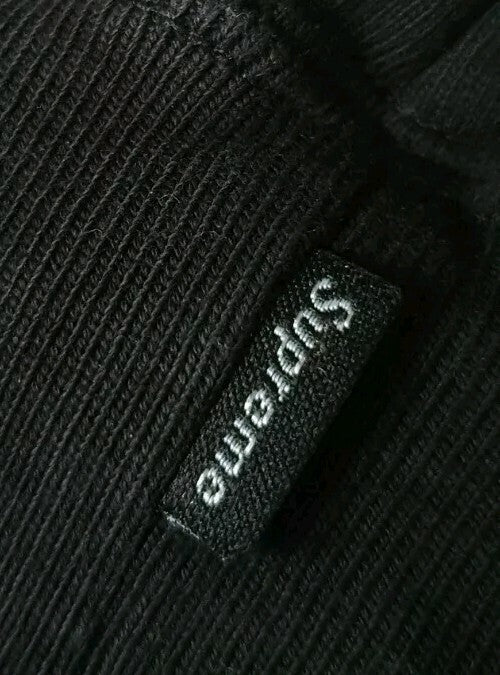 SS20 Supreme Cutout Letters Hooded Sweatshirt size L large black hoodie