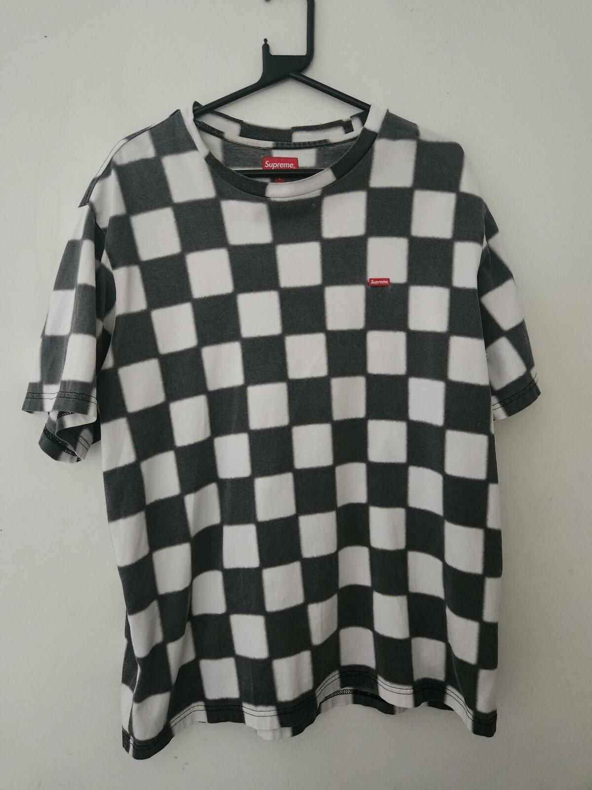 SS20 Supreme Small Box Tee Checkerboard Size L