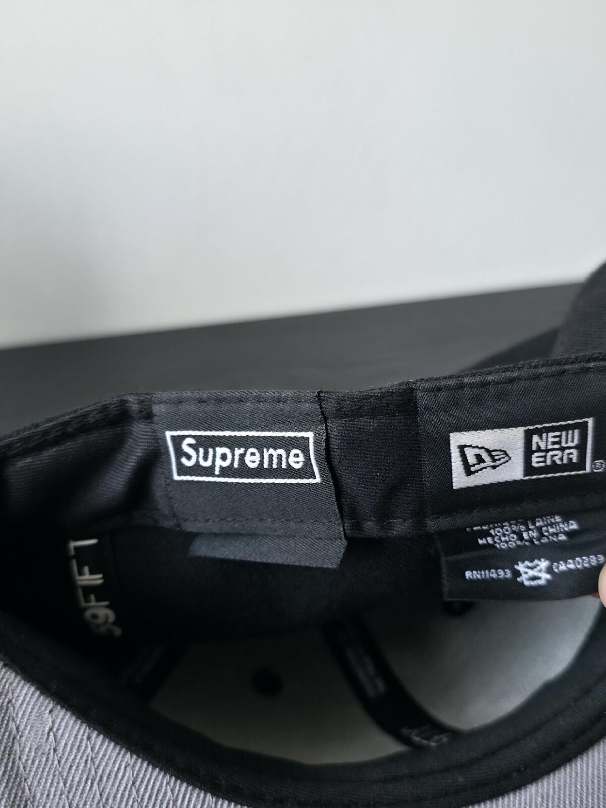 FW10 Supreme SNY New Era Cap Black Size 7 1/4