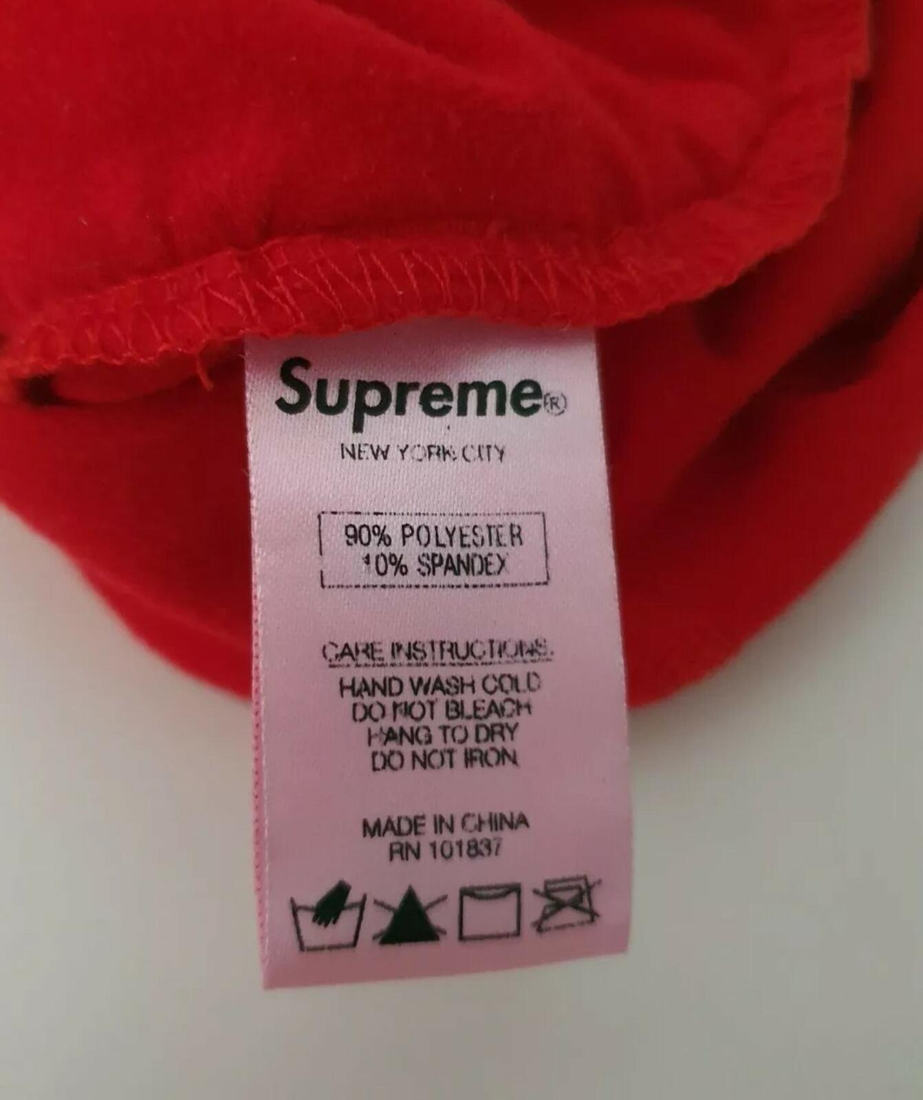 FW16 Supreme 3M Reflective Logo Balaclava red Accessory Red