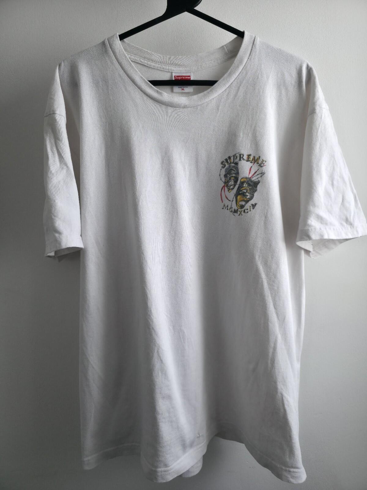 SS20 Supreme Laugh Now Camiseta Blanca Talla XL