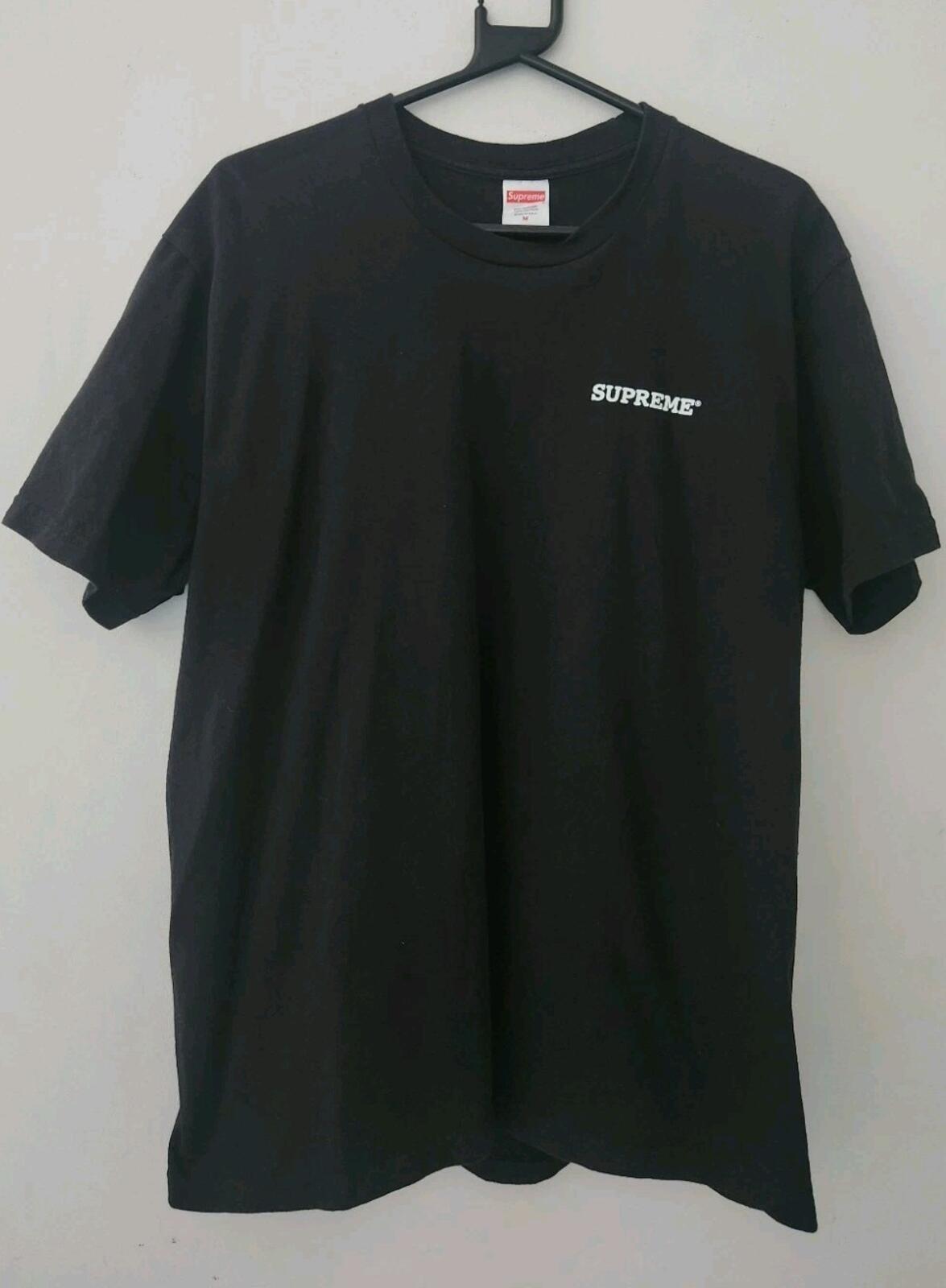 SS24 Supreme Patchwork T-Shirt M Medium Schwarz T-Shirt Artwork von Shaun Crawford