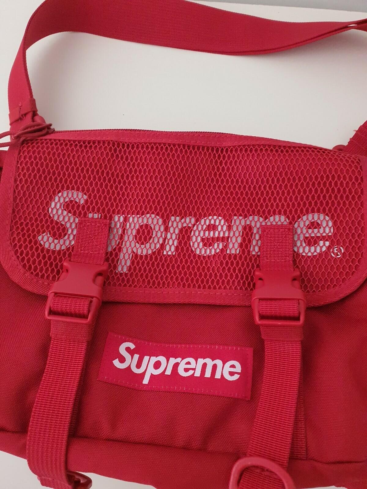 SS20 Supreme Waist Bag Dark Red
