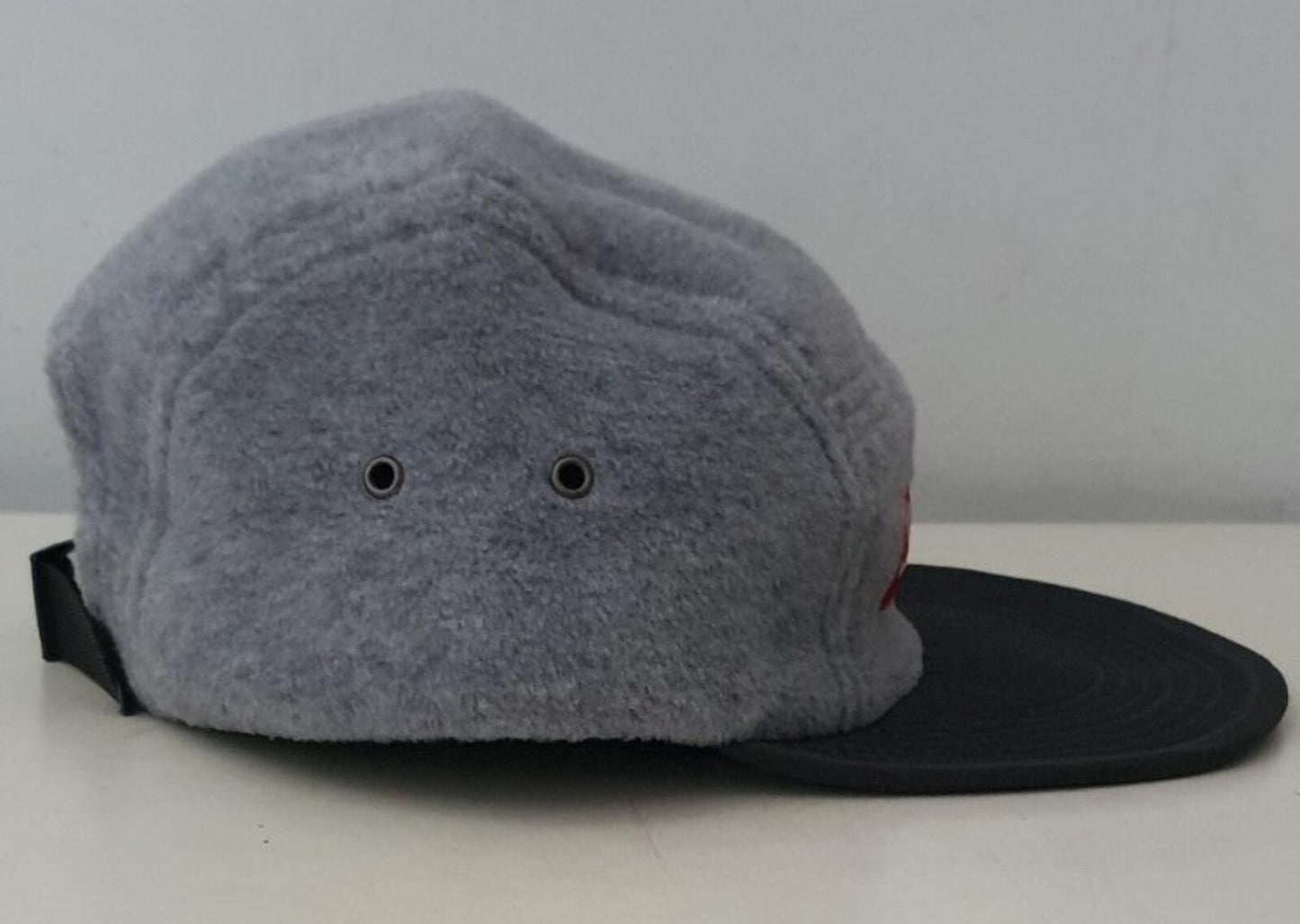 FW11 Supreme Polar Fleece Soft Bill Camp Cap grey Hat vintage 2011 polartec Rare