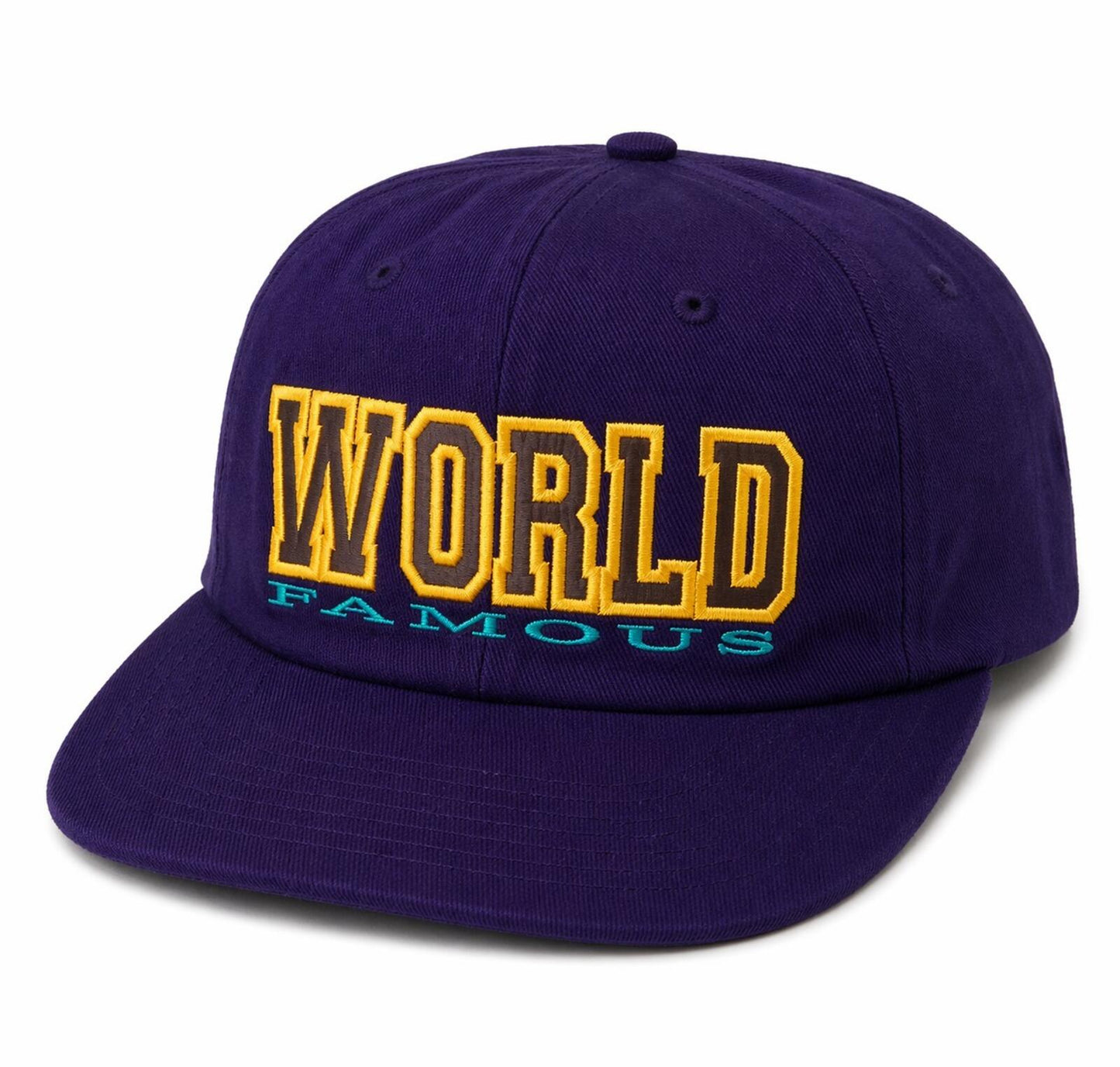 FW15 Supreme World Famous 6-panel Cap Purple