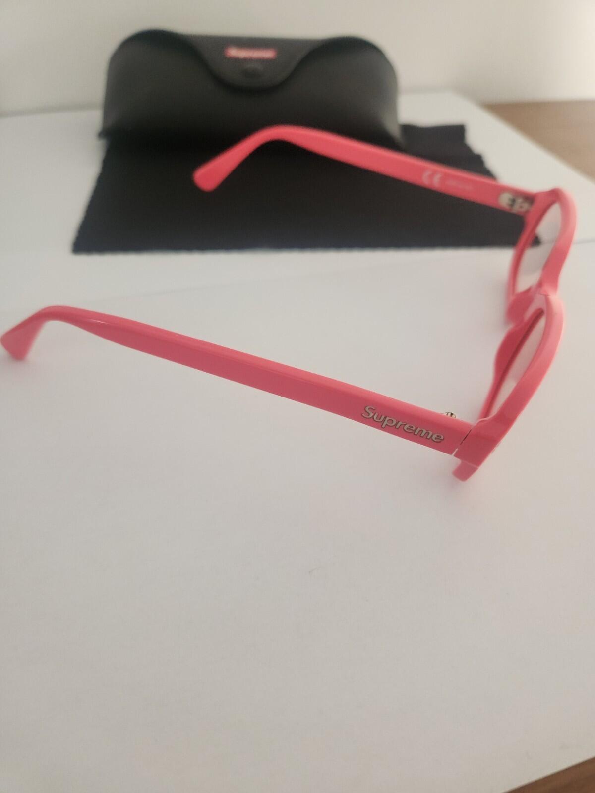 SS21 Supreme Vega sunglasses Pink made in Italy glasses accessory handmade