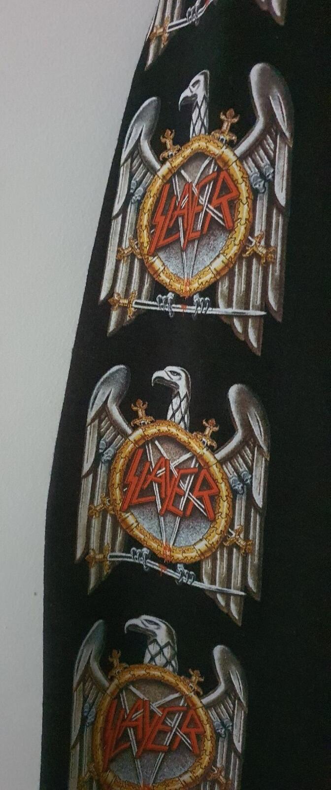 FW16 Supreme x Slayer Hooded Sweatshirt Size M Medium Black Hoodie