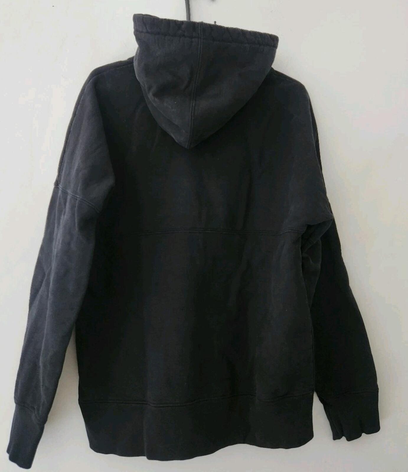 FW14 Supreme Banner black hooded sweatshirt size M medium hoodie Rare Pullover