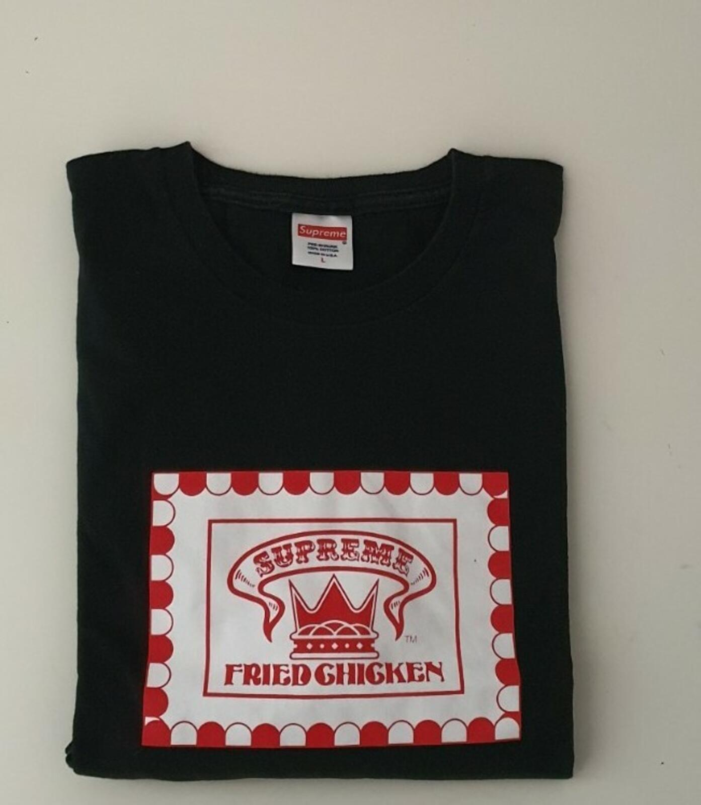 SS12 Supreme Fried Chicken Tee Black Size L