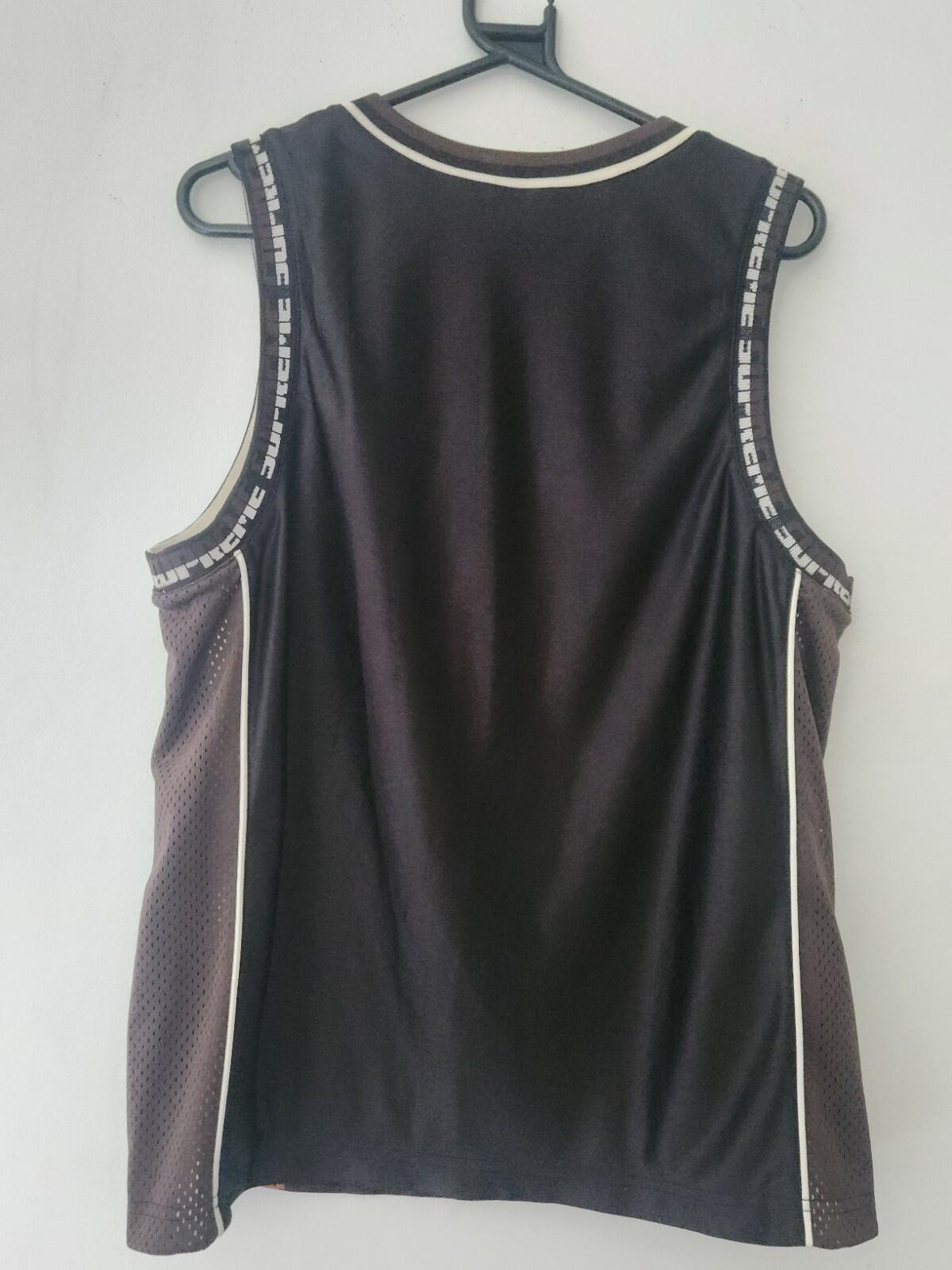SS22 Supreme Wende-Basketballtrikot Größe S Klein Schwarz ärmelloses Tanktop