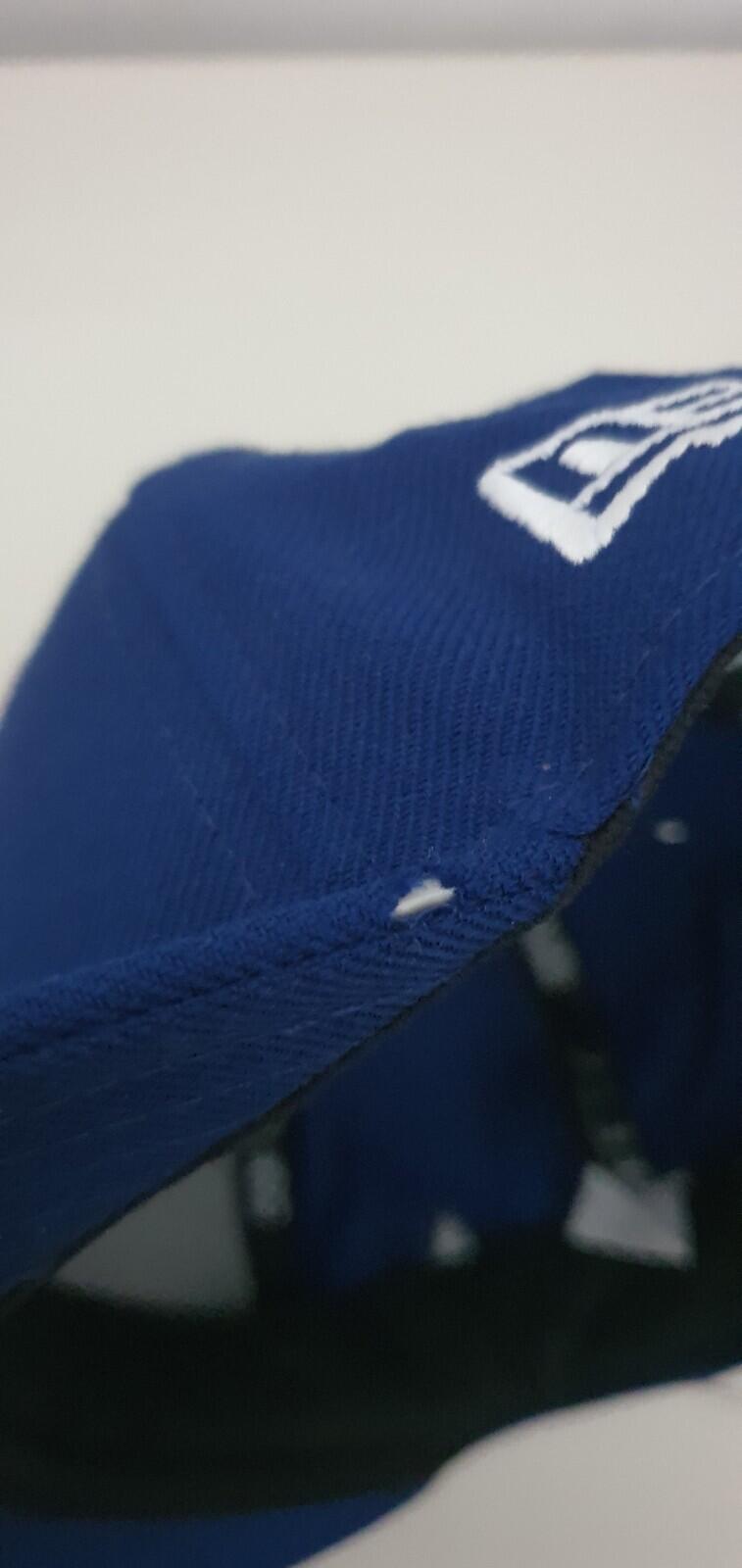 SS12 Supreme NO 1 Script New Era 59fifty fitted cap size 7 1/4 blue hat Vintage