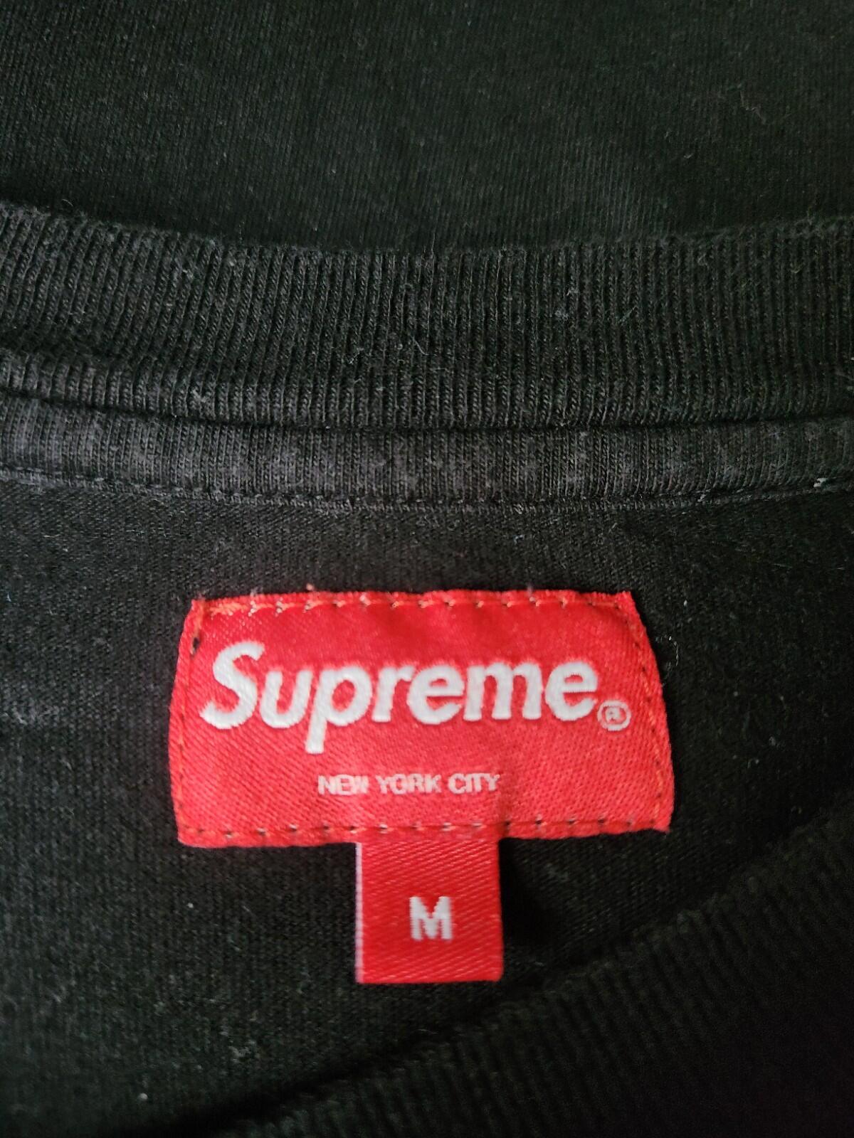 FW22 Supreme Intarsia S/S Top tee size M Medium Black T-Shirt