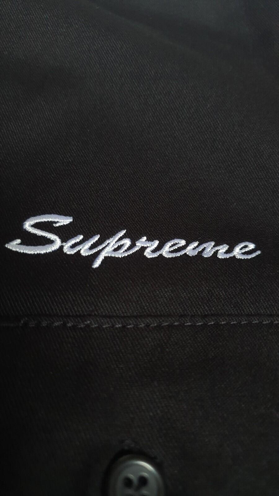 Camisa de trabajo Supreme Mary SS22 negra talla M Mediana
