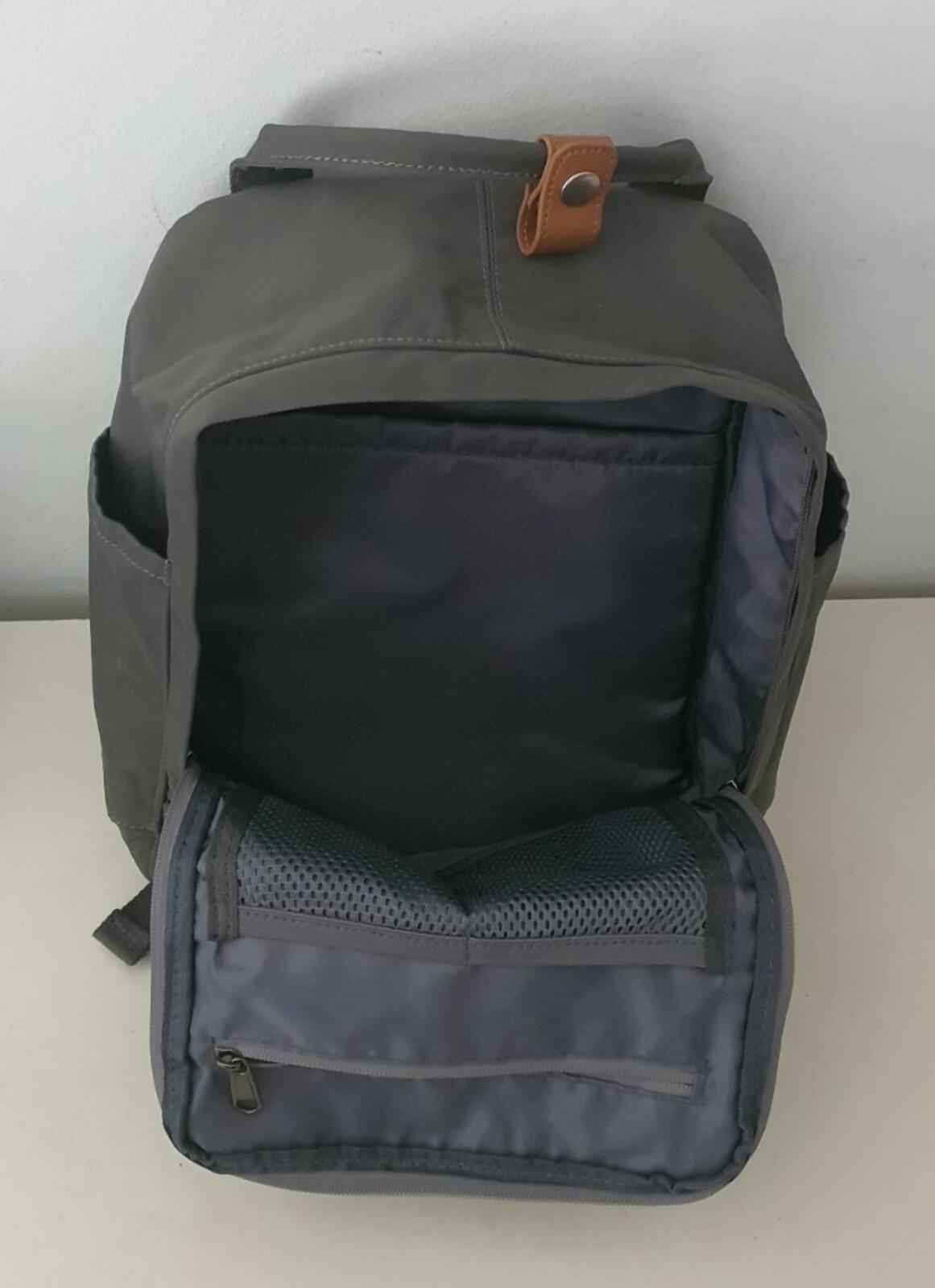 ANTAU Laptop grey Backpack for women girls Stylish College School Waterproof bag