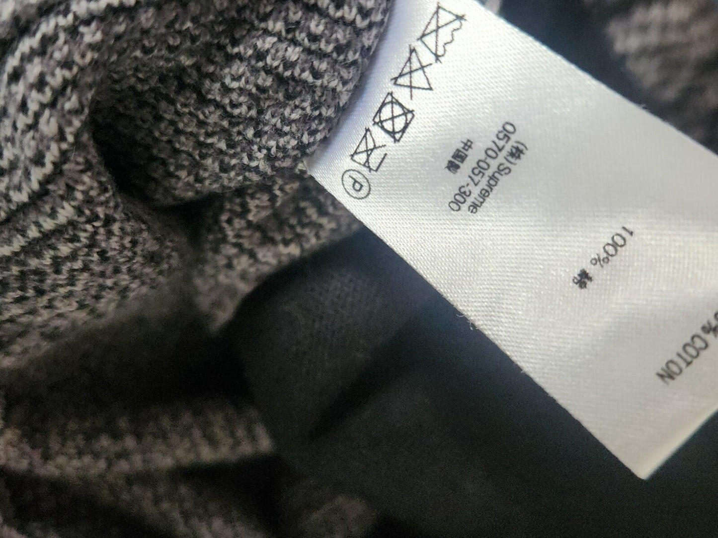 SS20 Supreme Patchwork Knit Short Black Size M
