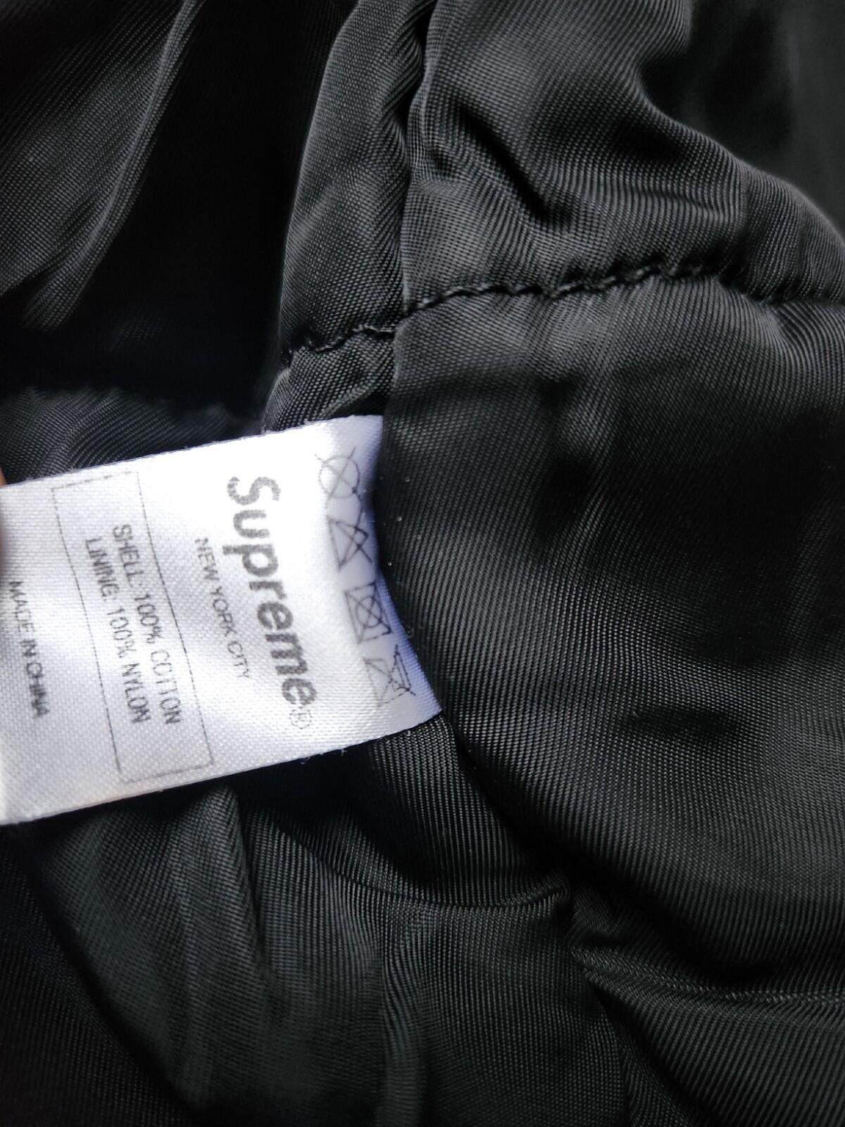 FW12 Supreme Waxed Cotton N-3B Jacket Black Size M