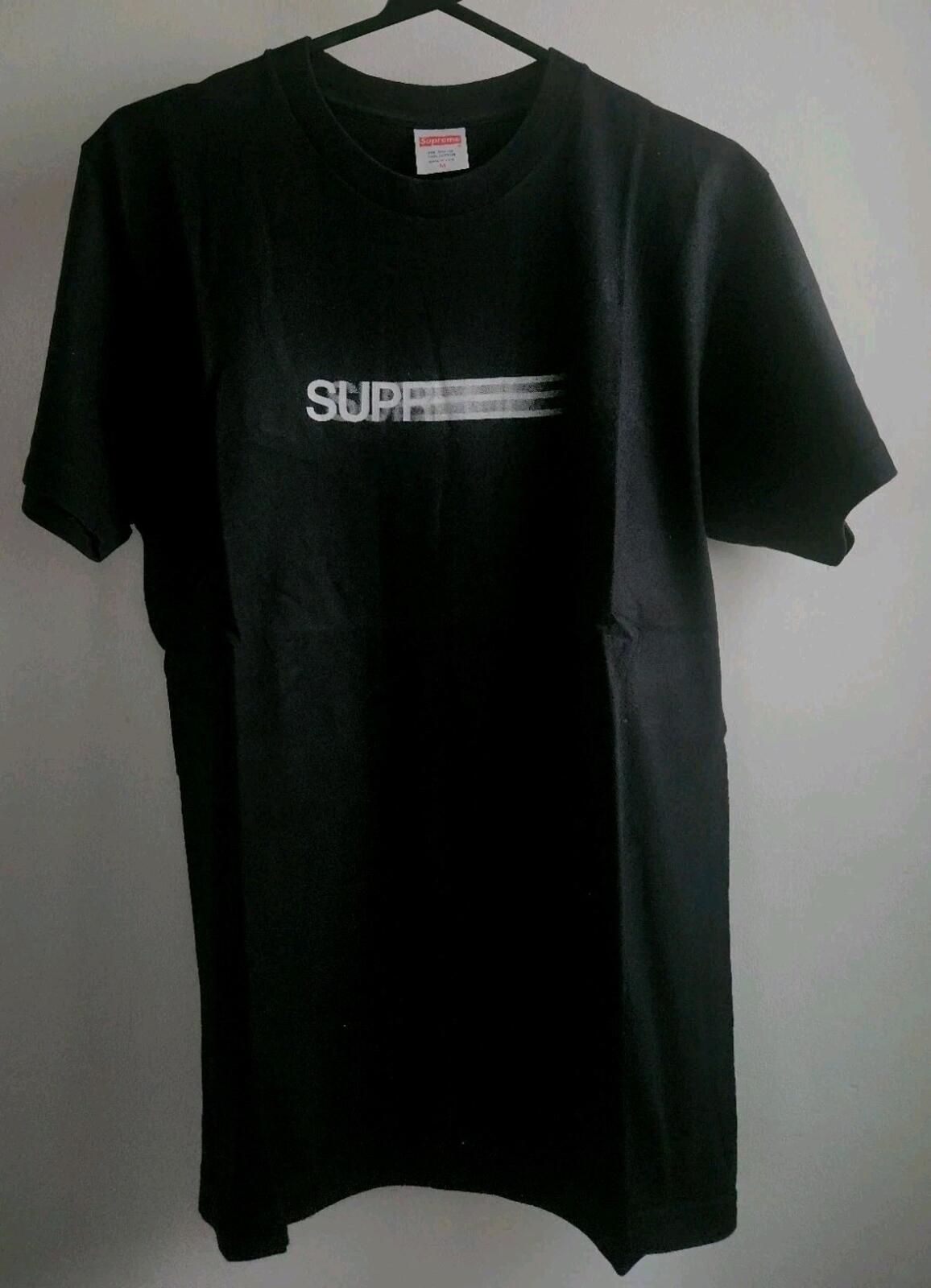 SS16 Supreme Motion Tee Black Size M