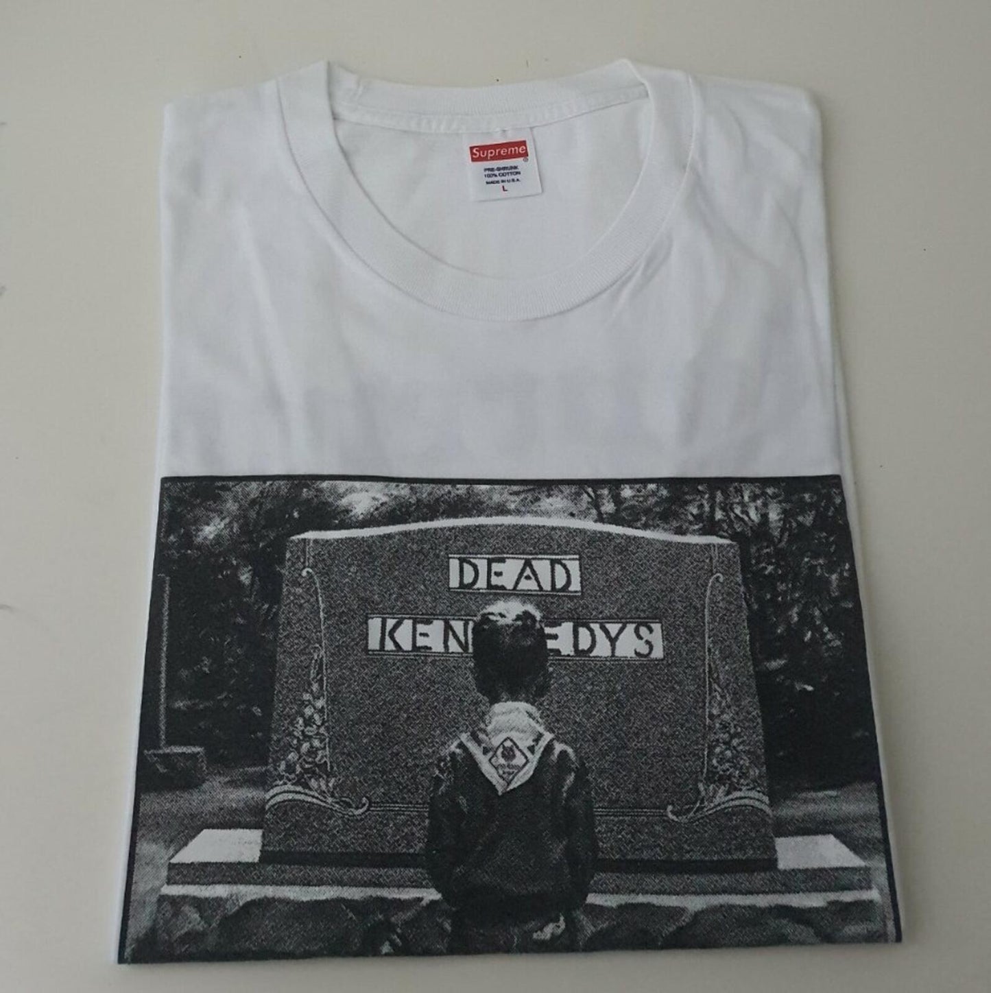 SS14 Supreme x Dead Kennedys Tee White Size L