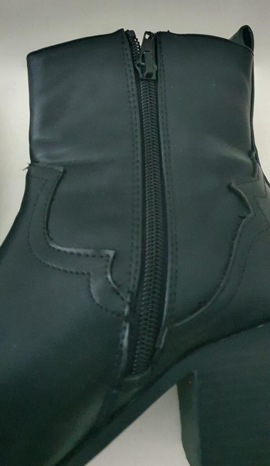 NEW LOOK black Western women's ankle boots size UK 4 EUR 37