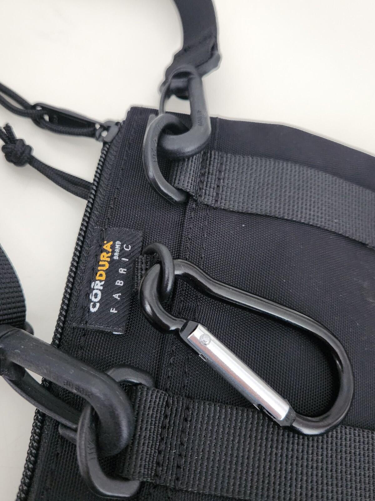 FW19 Supreme shoulder bag neck utility pouch Cordura nylon black water resistant