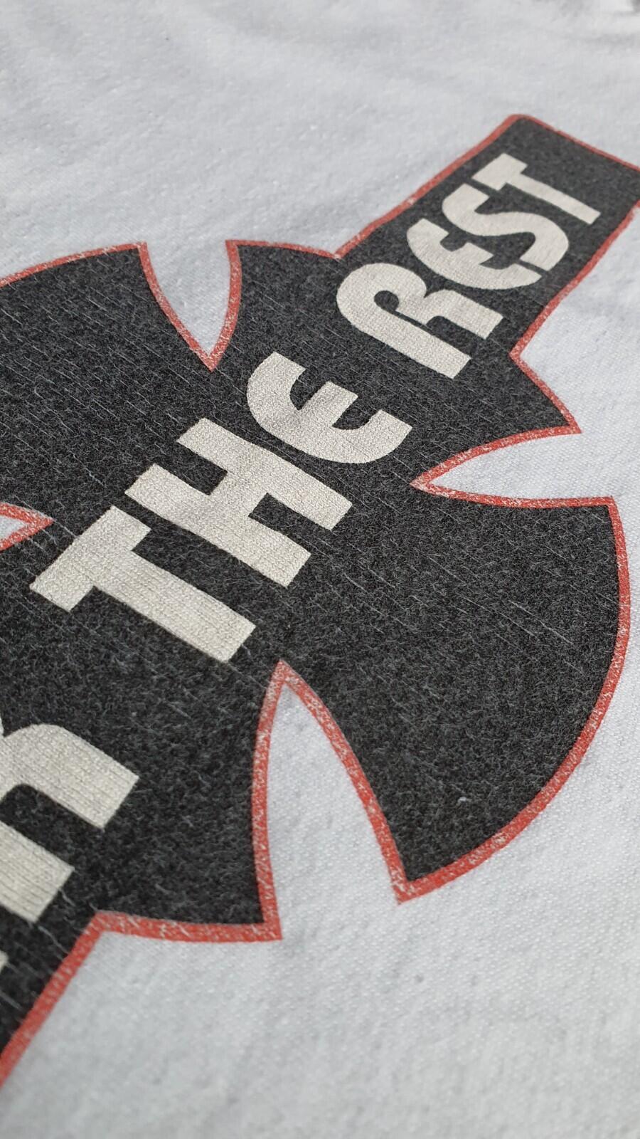 FW15 Supreme x Independent Fuc k The Rest Camiseta manga larga blanca talla M