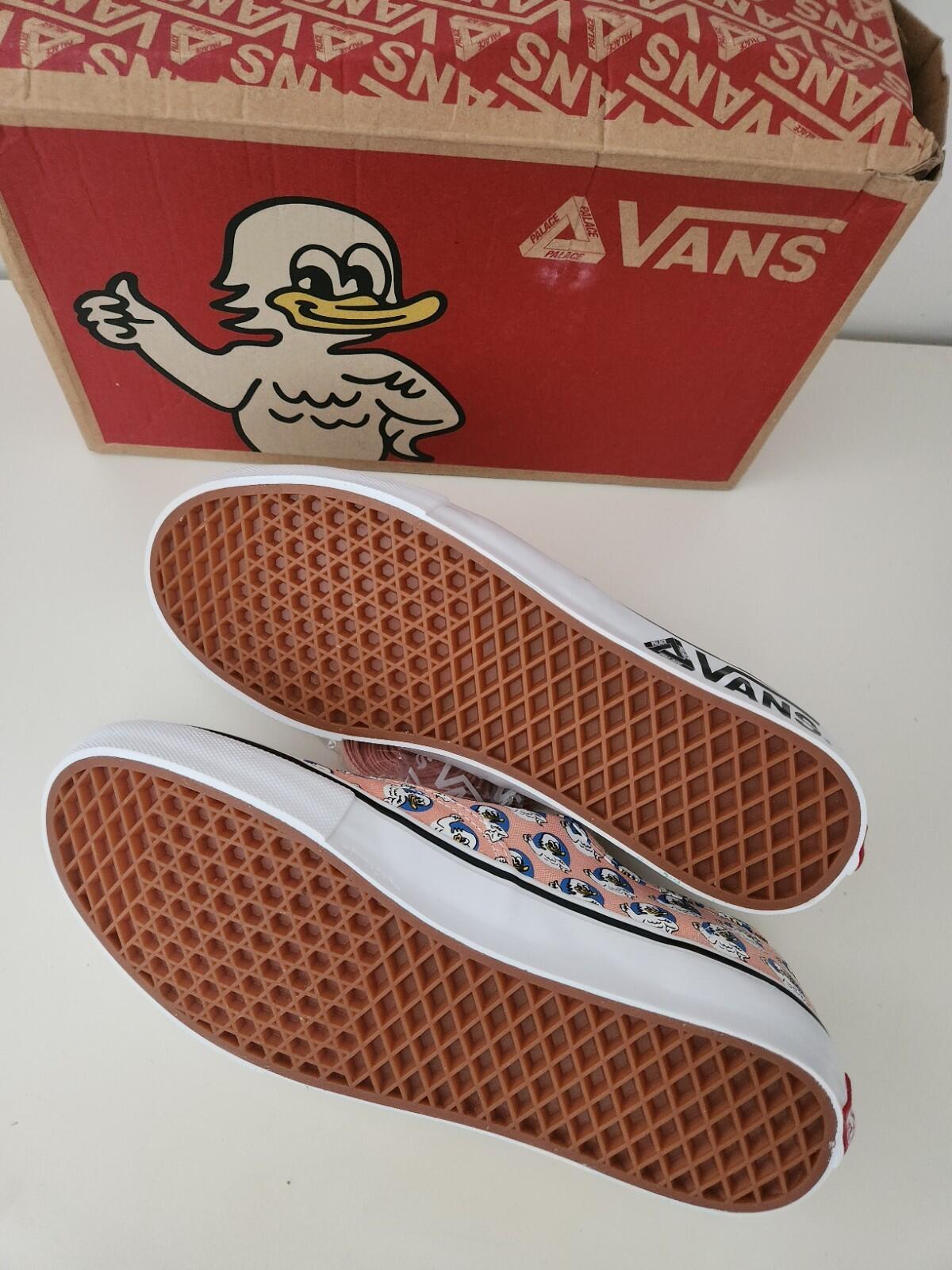 SS21 Palace Jeremy The Duck Vans Authentic Salmon Size US 12 UK 11 EUR 46