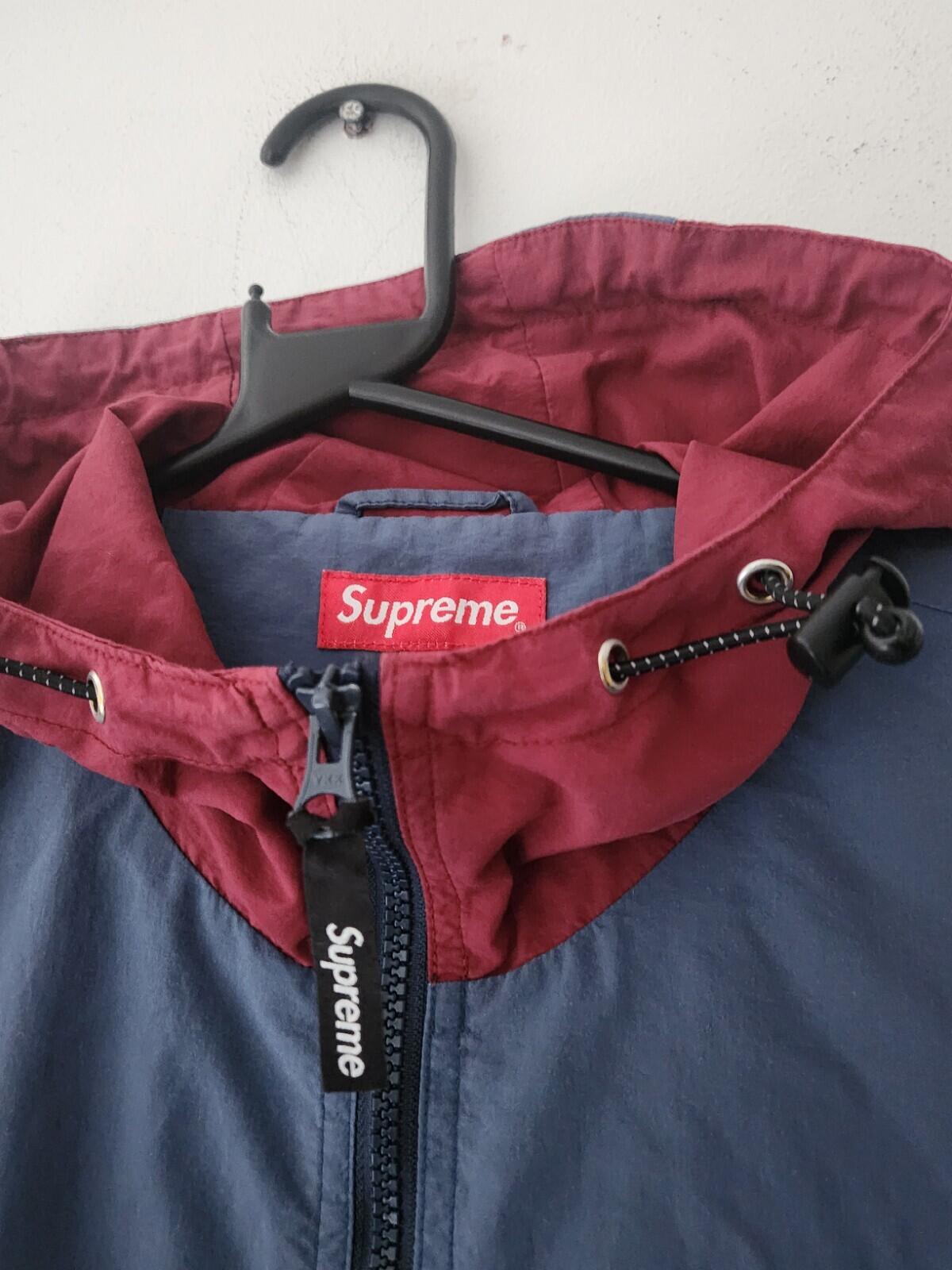 HW18 Supreme 2-Tone Zip Up Jacket M mittel Navy Wasserabweisend Reflektierend