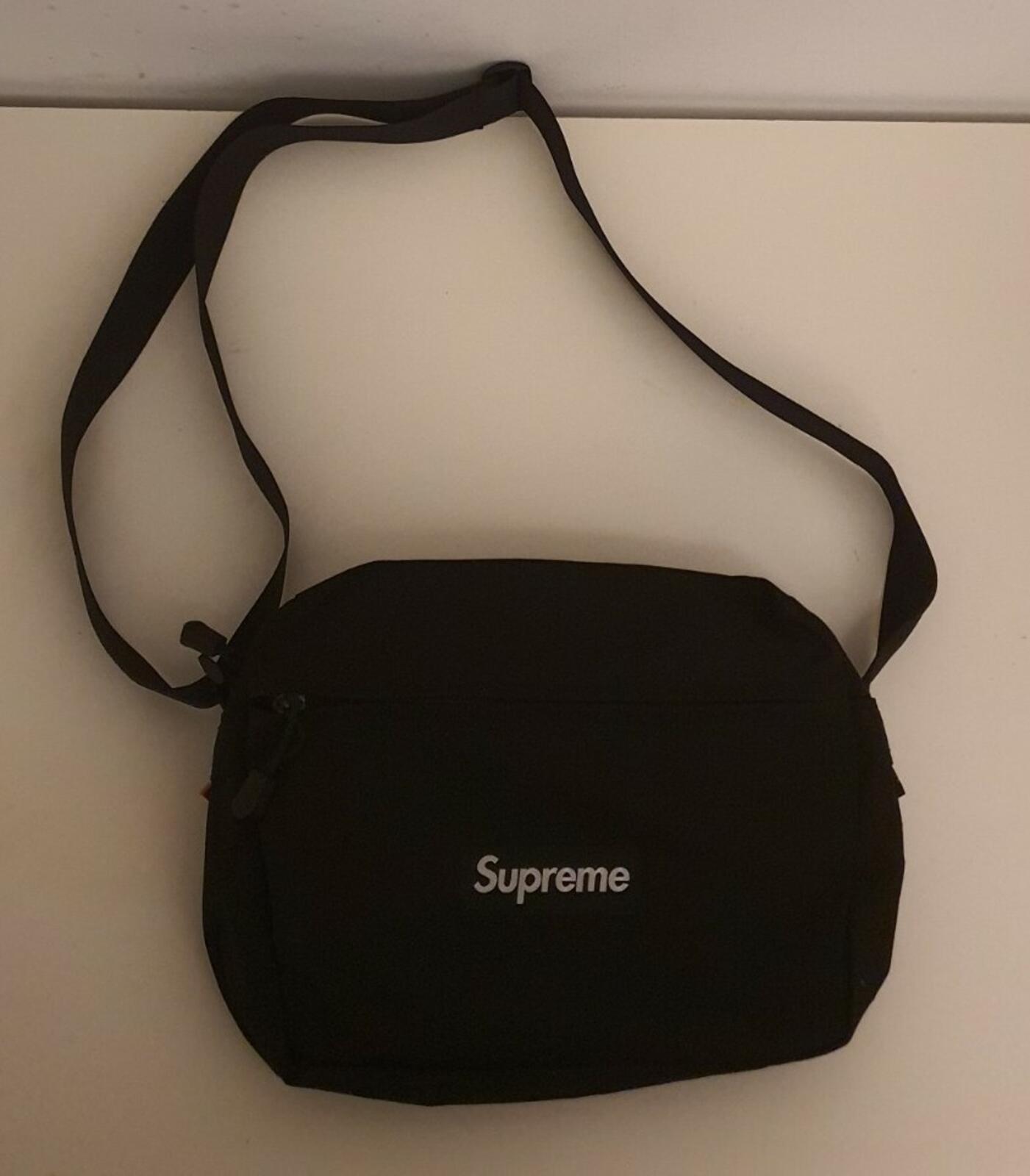 SS11 Supreme Shoulder Messanger Bag Black