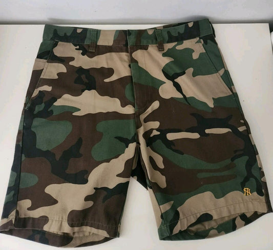 Supreme Work Shorts Größe 32 M Medium Shorts Camo 2010 Vintage Shorts Grün