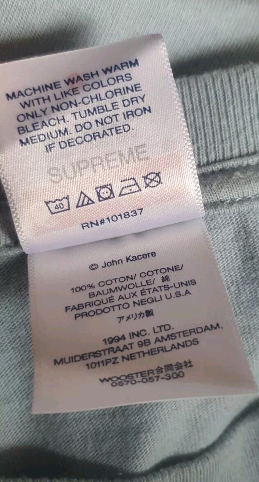 FW22 Supreme Maude Tee Dusty Blue Size S